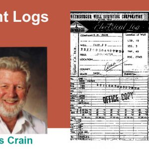 Ancient Logs Ross Crain Petrophysics