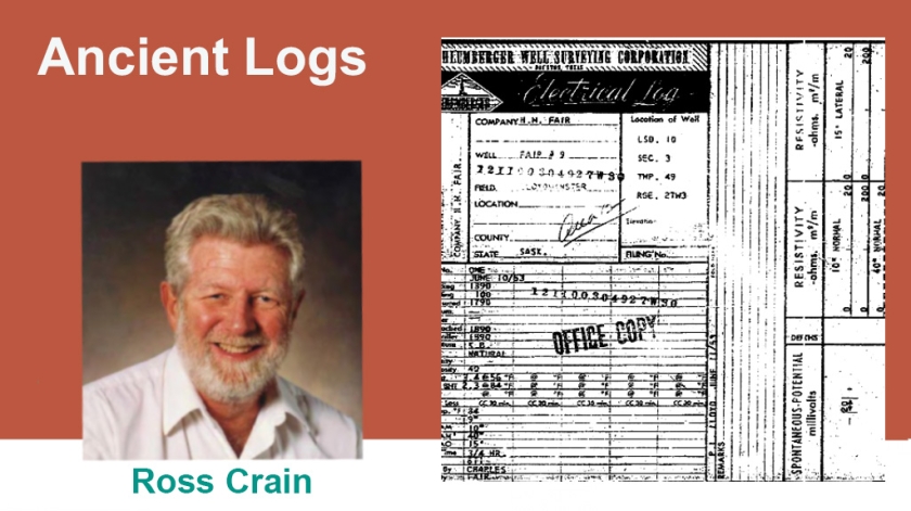 Ancient Logs Ross Crain Petrophysics