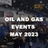OIL AND GAS EVENTS FOR MARCH 2023